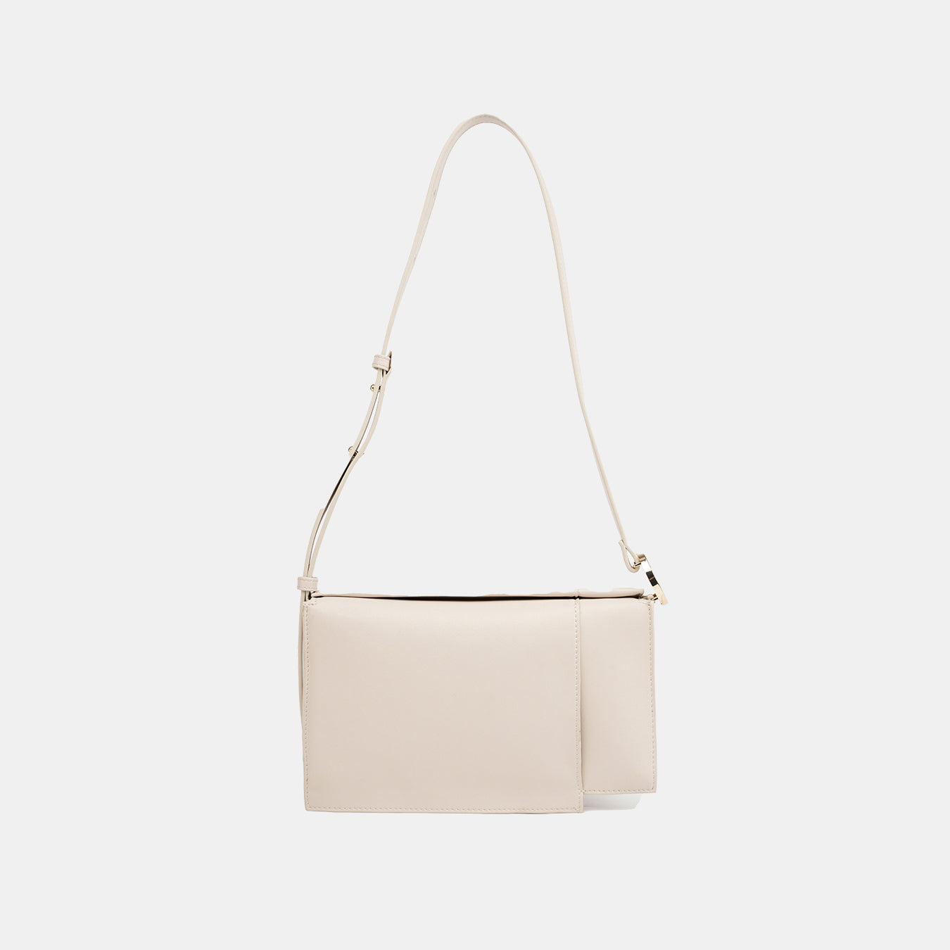Folded Shoulder/ Crossbody bag - Corn leather