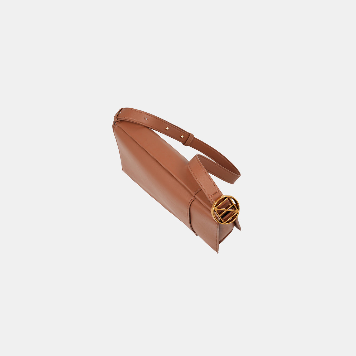 Folded Shoulder/ Crossbody bag - Corn leather