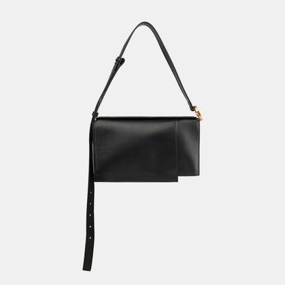 Folded Shoulder/ Crossbody bag - Corn leather