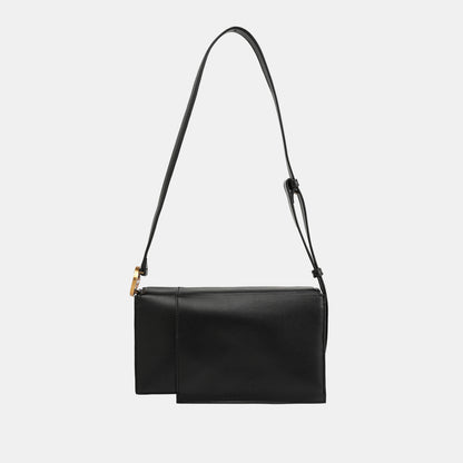 Folded Shoulder/ Crossbody bag - Corn leather