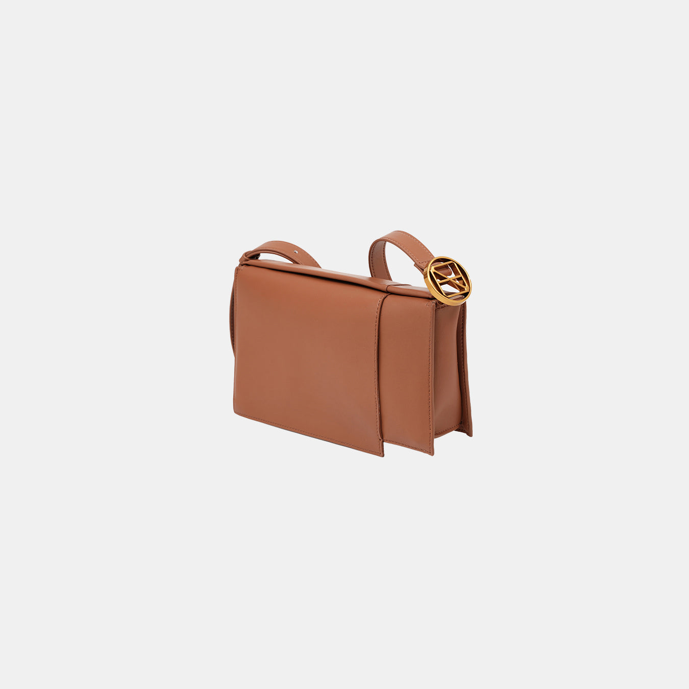 Folded Shoulder/ Crossbody bag - Corn leather