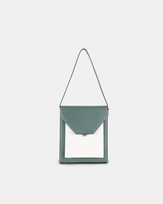 Messenger Crossbody/ Shoulder bag - Vegan microfiber leather
